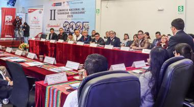 Fortaleciendo la gestión de Seguridad Ciudadana a nivel nacional en el II Congreso de Seguridad Ciudadana 2025